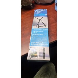 Artist Loft Compact Table Top Aluminum Easel 14x14.5x4 With Carrying Case NIB